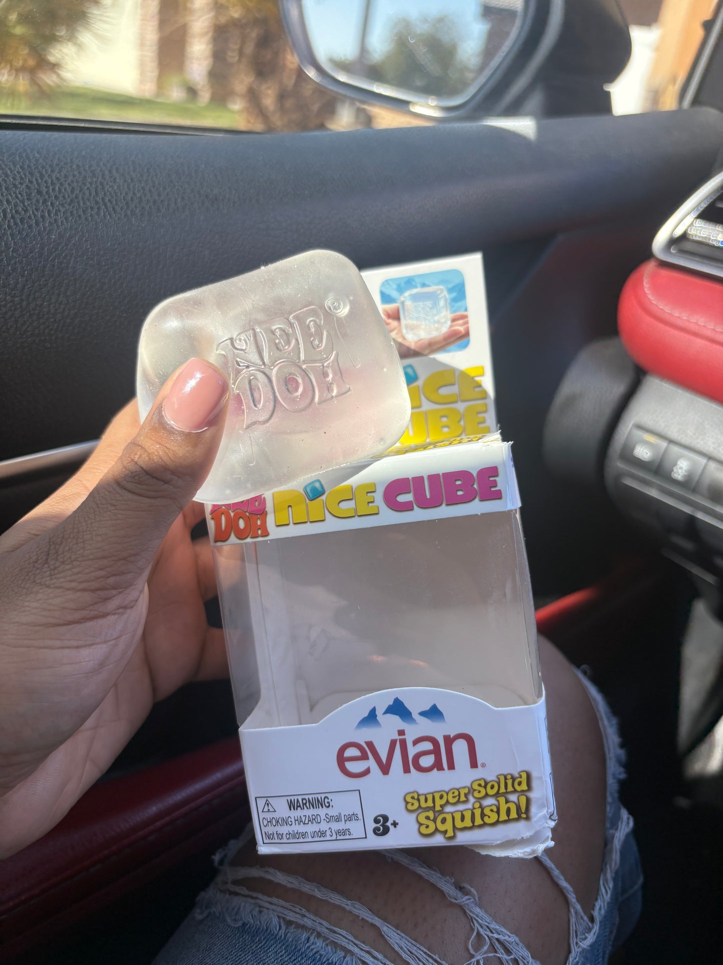 Evian Nice Cube Squishy