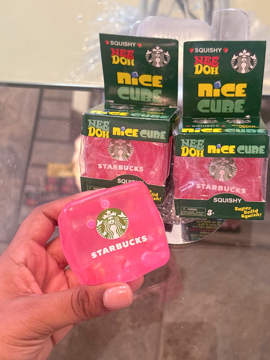 Pink Starbucks Nice Cube Squishy
